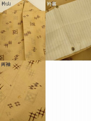 平和屋着物*夏物 本場琉球絣 夏琉球 正絹 逸品 AABF9448jd