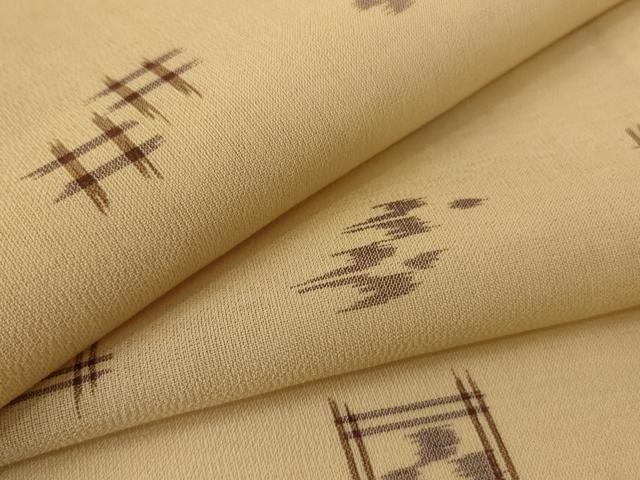 平和屋着物*夏物 本場琉球絣 夏琉球 正絹 逸品 AABF9448jd