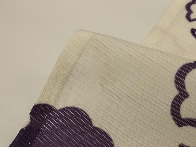 平和屋着物*夏物 訪問着 絽 雪輪文 洗える着物 AABF9465jd