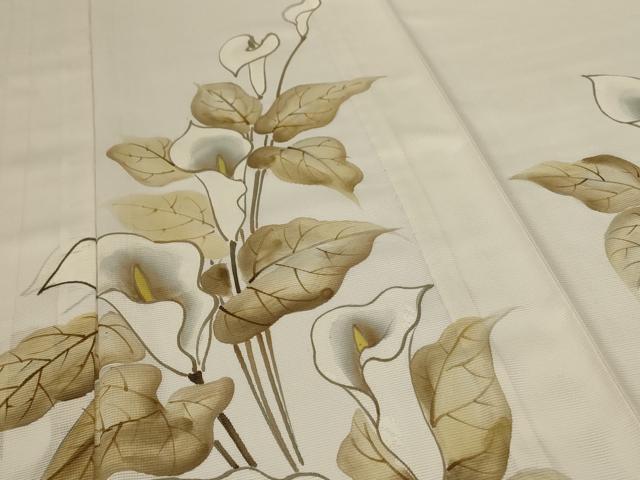 平和屋着物*夏物 訪問着 絽 手描き カラー 洗える着物 AABF9468jd