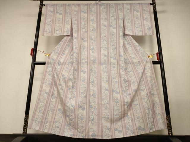 平和屋着物*夏物 小紋 絽 辻が花 洗える着物 AABF9471jd