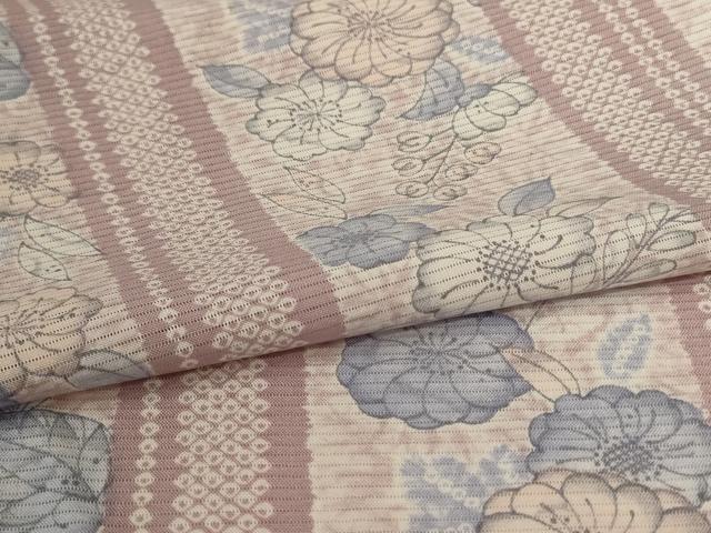 平和屋着物*夏物 小紋 絽 辻が花 洗える着物 AABF9471jd