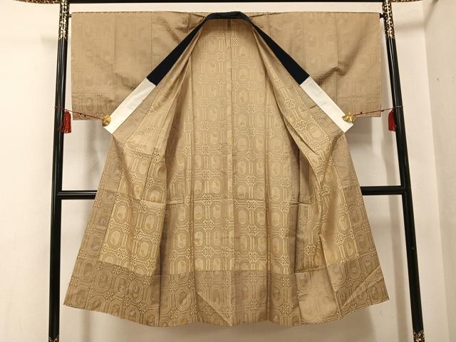平和屋着物●男性 長襦袢 無双仕立て 十二支 正絹 逸品 未使用 AABF9525ph