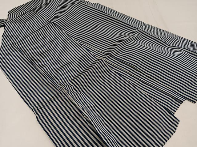 平和屋着物●男性 馬乗り袴 縞 洗える着物 AABF9538ph