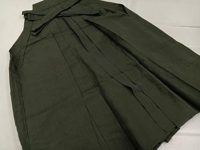 平和屋着物●男性 馬乗り袴 縞 正絹 逸品 AABF9546ph