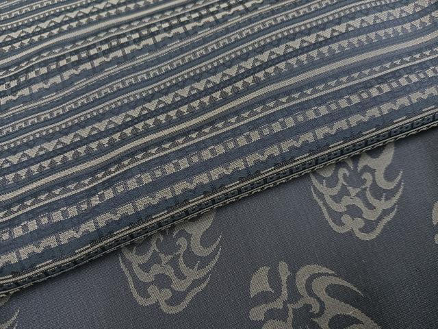 平和屋着物●男性 長襦袢 無双仕立て 隈取 正絹 逸品 AABF9556ph