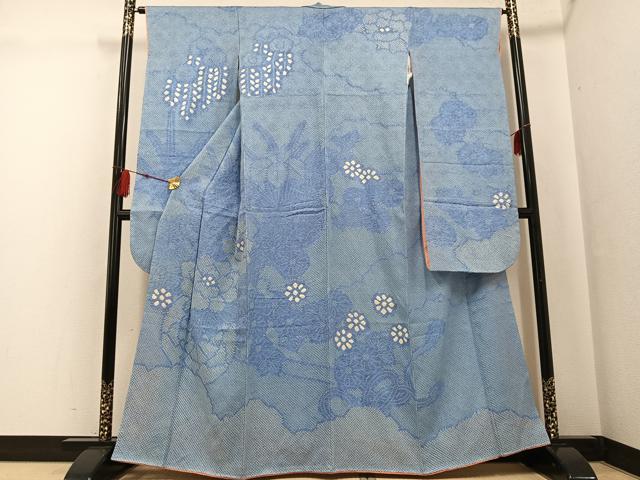 平和屋着物●豪華振袖 総絞り 花尽くし 正絹 逸品 AABF9572ph
