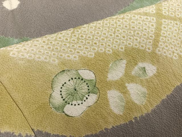 平和屋着物●訪問着 絞り 辻が花 正絹 逸品 AABF9589ph