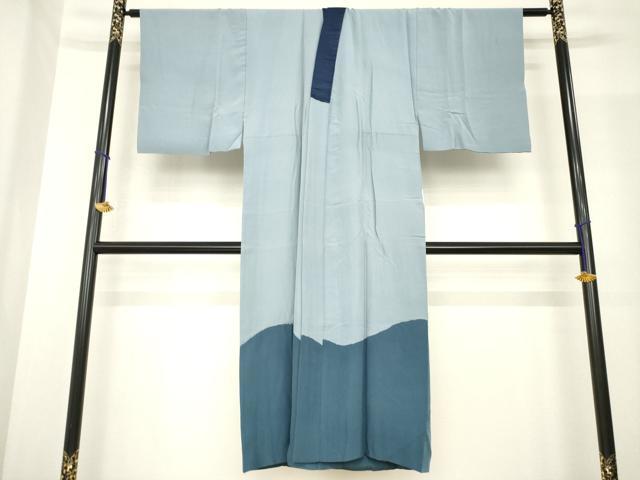 平和屋着物●男性 長襦袢 袷 絞り 登り龍 正絹 逸品 AABF9601ck