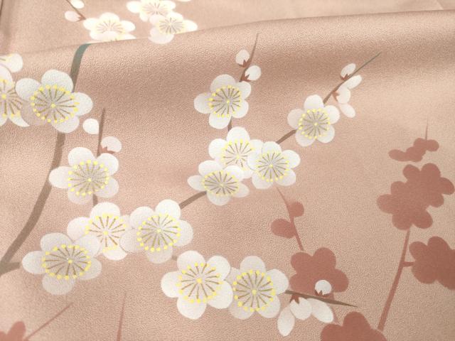 平和屋着物●山口倫由 訪問着 枝梅 松葉 暈し染め さが美扱い 正絹 逸品 AABF9641ck