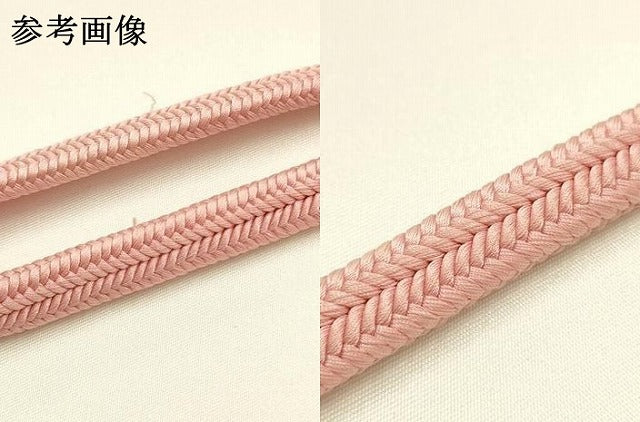 平和屋着物●極上 有職組紐道明 帯締め 冠組 珊瑚色 宮内庁御用 国立博物館御用 東京芸術大学御用 逸品 AABF9815ay