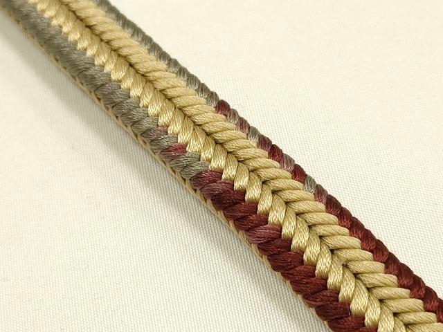 平和屋本店●和装小物 帯締め・帯揚げセット 冠組 絞り 暈し タケハナ 正絹 逸品 未使用 AABF9946ay