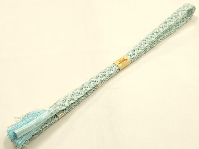 平和屋本店*夏物 和装小物 帯締め・帯揚げセット 平組 レース組 団扇 逸品 未使用 AABF9953ay
