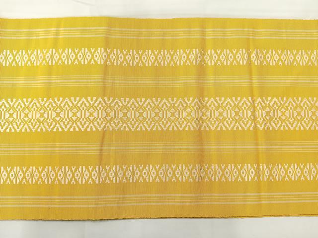 平和屋着物◎本場筑前博多織 八寸名古屋帯 献上 正絹 逸品 AABG0031uk