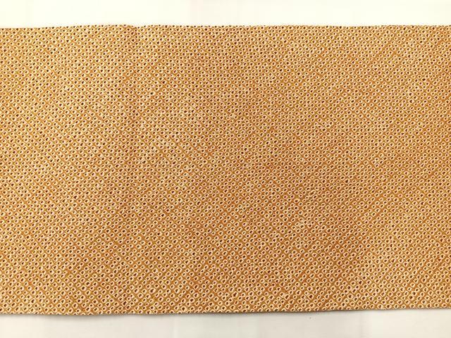 平和屋着物◎九寸開き名古屋帯 総絞り 正絹 逸品 AABG0158uk