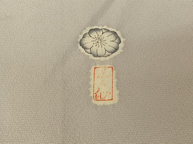 平和屋着物▽訪問着 単衣 作家物 絞り 辻が花 正絹 逸品 AABG0205jh