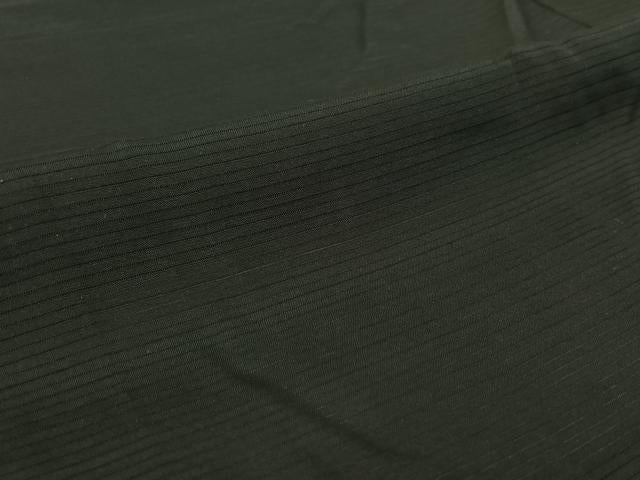 平和屋着物▽男性 羽織 黒紋付 スリーシーズン 春夏秋 塵除け 暗黒色 正絹 逸品 AABG0219jh