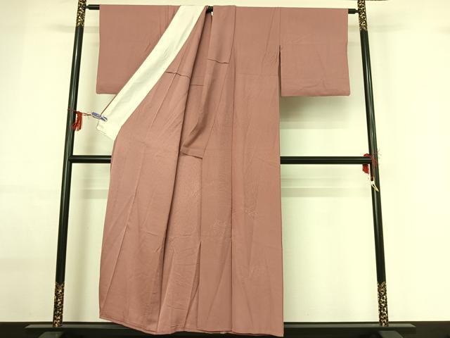 平和屋着物▽豪華色留袖 単衣 立波花地紋 鴇浅葱色 正絹 逸品 AABG0221jh