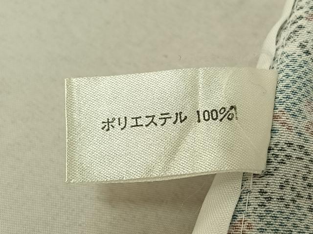 平和屋着物▽小紋 単衣 雲取り蜀江花文 洗える着物 AABG0262jh