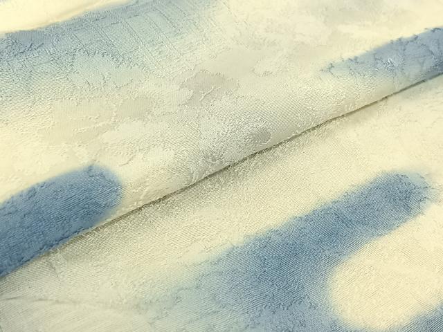 平和屋着物▽訪問着 単衣 霞文 暈し染め 正絹 逸品 AABG0276jh