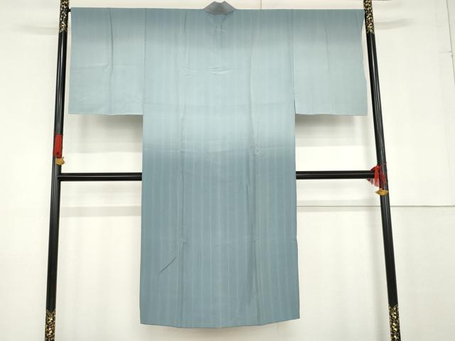 平和屋着物●男性 長襦袢 袷 霞文 暈し染め 正絹 逸品 AABG0281cs