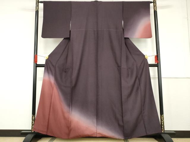 平和屋着物●訪問着 霞文 暈し染め 正絹 逸品 AABG0291cs