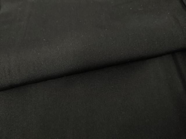 平和屋着物●男性 黒紋付 正絹 逸品 AABG0297cs