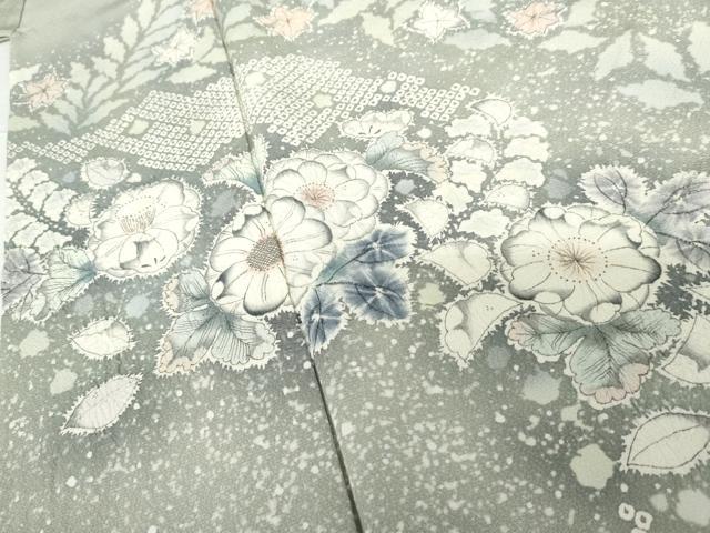 平和屋着物●訪問着 辻が花 暈し染め 正絹 逸品 AABG0351cs