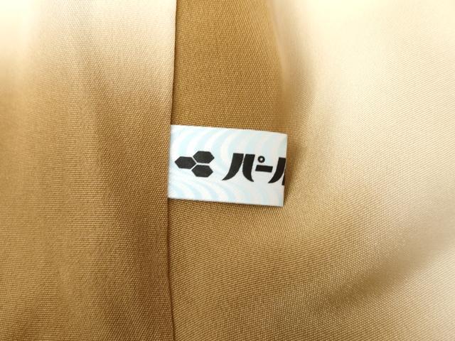 平和屋着物●白山紬 笹竹文 証紙付き 正絹 逸品 未使用 AABG0368cs