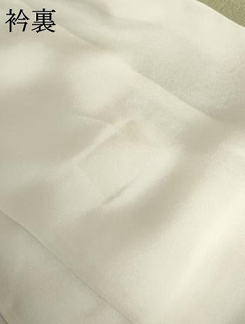 平和屋着物●訪問着 友禅 笹梅枝花文 暈し染め 正絹 逸品 AABG0372cs