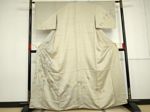 平和屋着物●訪問着 萩 正絹 逸品 AABG0378cs