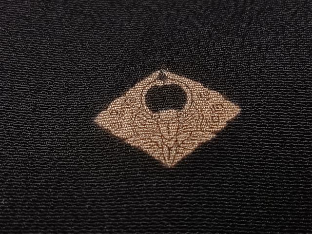 平和屋着物●創業460年・千總 黒留袖 友禅 駒刺繍 浜松文 金彩 阪急扱い 正絹 逸品 AABG0402ph