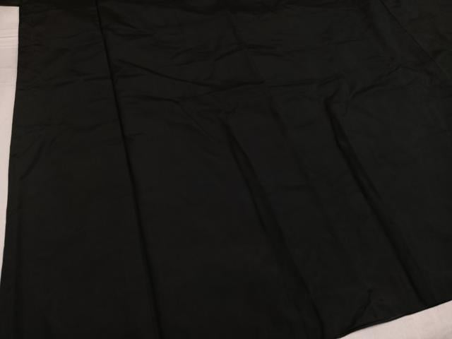 平和屋着物●男性 黒紋付 正絹 逸品 AABG0435ph