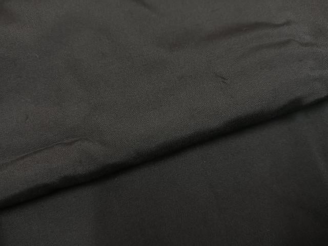 平和屋着物●男性 黒紋付 正絹 逸品 AABG0435ph