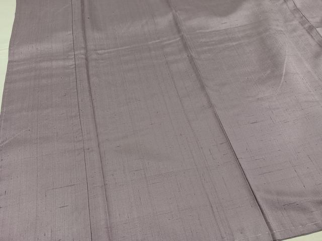 平和屋着物●上質な紬 色無地 薄柿色 正絹 逸品 未使用 AABG0459ph