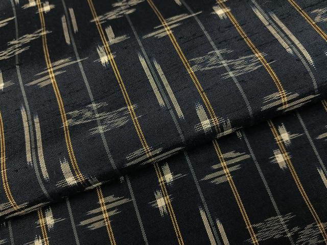 平和屋着物●本場琉球絣 紬 正絹 逸品 AABG0470ph