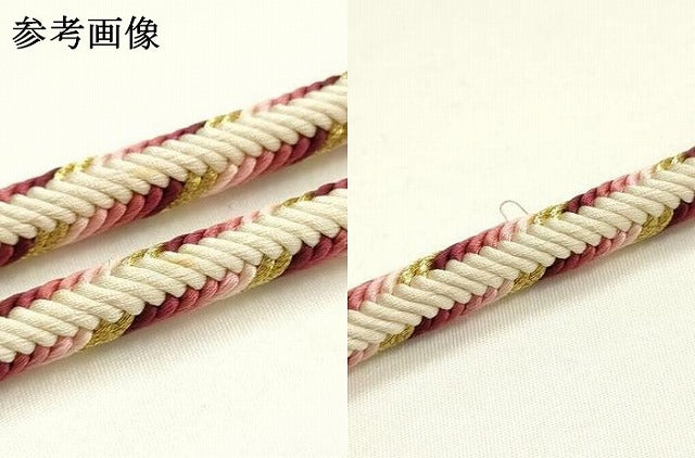 平和屋着物●極上 有職組紐道明 帯締め 奈良組 丸胡蝶 金糸 宮内庁御用 国立博物館御用 東京芸術大学御用 逸品 AABG0678ay