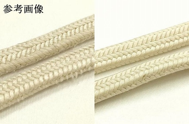 平和屋着物●極上 有職組紐道明 帯締め 冠組 練色 宮内庁御用 国立博物館御用 東京芸術大学御用 逸品 AABG0690ay