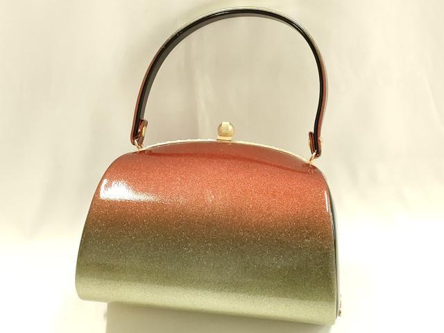 平和屋着物▼和装小物 和装バッグ 振袖用 ハンドバッグ 花柄 暈し 逸品 AABG0729ay