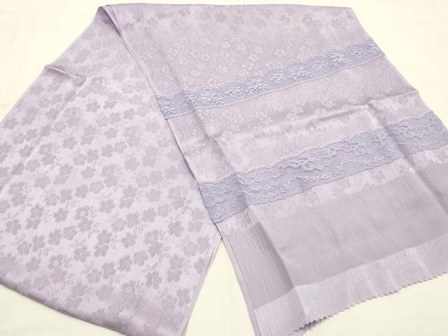 平和屋本店●和装小物 帯締め・帯揚げセット 小花地紋 レース 平組 金糸 逸品 未使用 AABG0769ay