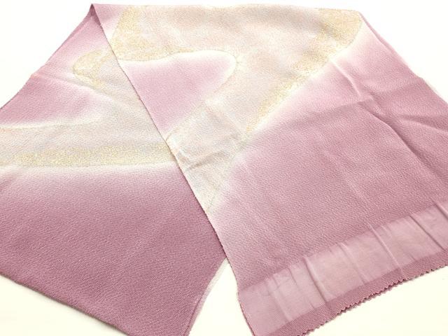平和屋本店●和装小物 帯締め・帯揚げセット 高麗組 流水文 暈し染め 金糸 金彩 逸品 未使用 AABG0770ay