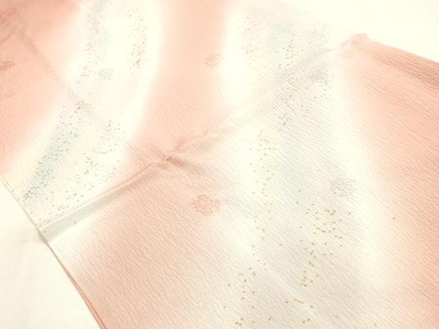 平和屋本店●和装小物 帯締め・帯揚げセット 変わり高麗組 霞文 暈し染め 三分金糸 金彩 逸品 未使用 AABG0772ay