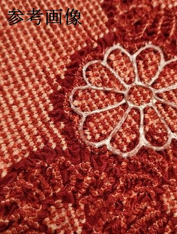 平和屋本店●和装小物 帯締め・帯揚げセット 振袖用 総絞り 花柄 菊 ビーズ 金糸 逸品 未使用 AABG0784ay