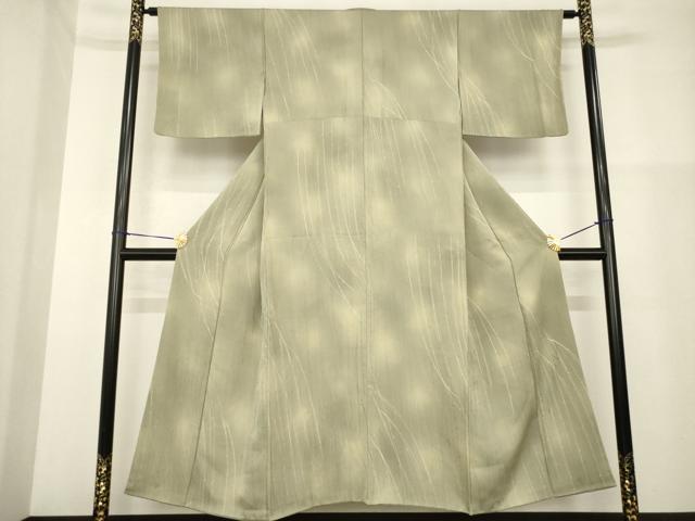 平和屋着物■上質な小紋 枝垂れ文 暈し染め 正絹 逸品 AABG0852ck