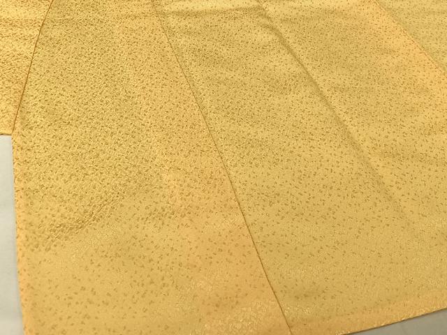 平和屋着物▽男性 色紋付 半襦袢セット 着物:支子色 襦袢:白色 洗える着物 AABG0956jh