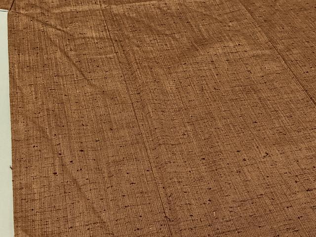 平和屋着物▽上質な紬 単衣 霞文 正絹 逸品 AABG0974jh