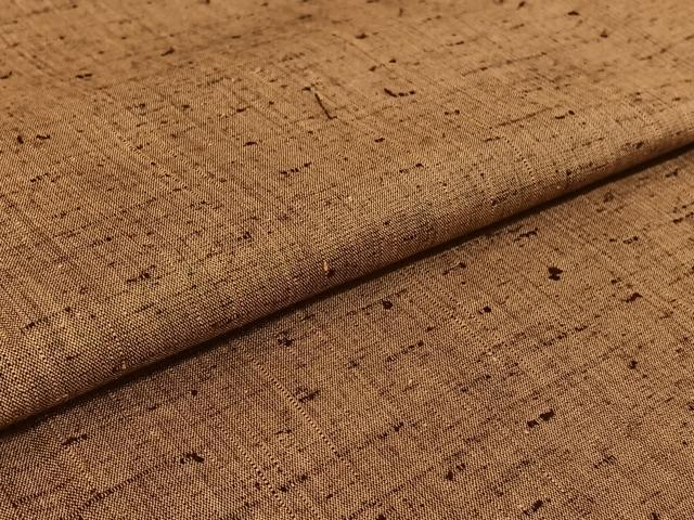 平和屋着物▽上質な紬 単衣 霞文 正絹 逸品 AABG0974jh