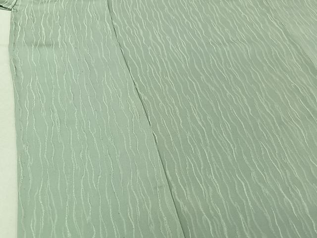 平和屋着物▽上質な小紋 単衣 変わり縞 正絹 逸品 AABG1011jh
