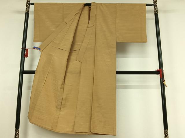 平和屋着物▽男性 紬 単衣 横段文 正絹 逸品 AABG1022jh