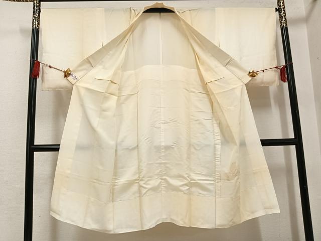 平和屋着物●長襦袢 無双仕立て 中国三大刺繍 スワトウ刺繍 汕頭刺繍 群れ鶴文 やまと誂製 正絹 逸品 AABG1047ph